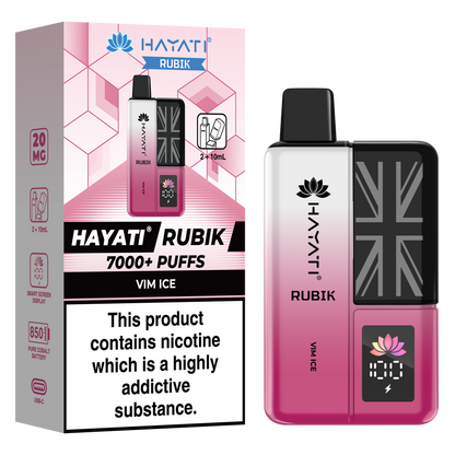 Hayati Rubik 7000+ Puff Prefilled Vape Kit