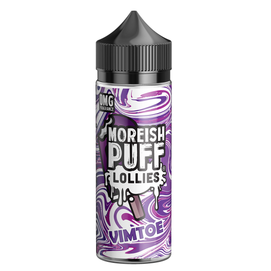 Moreish Puff Lollies Vimtoe 0mg 100ml Shortfill E-Liquid