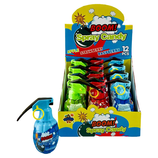 BOOM Bomb Candy Spray 12 Pack