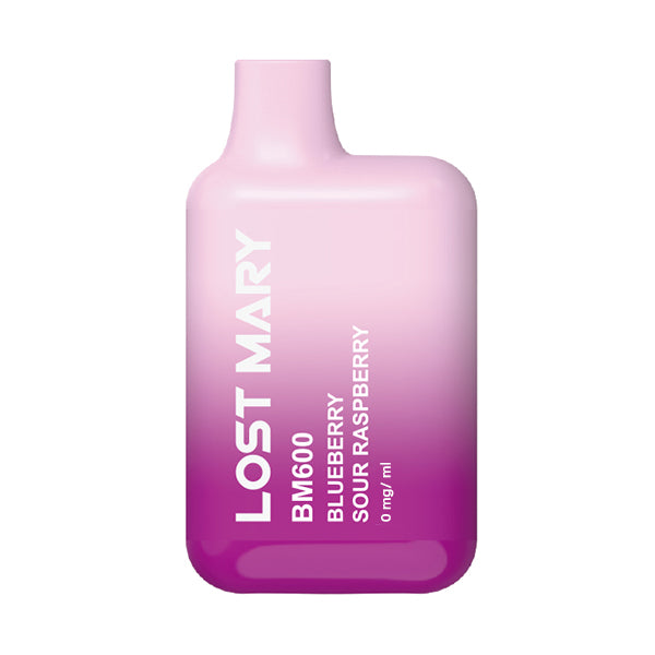 Lost Mary BM600 Disposable ZERO Nicotine - Blueberry Sour Raspberry
