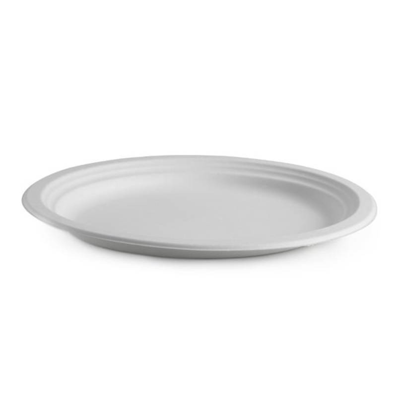 Reusable Plastic Oval Plate 8pk