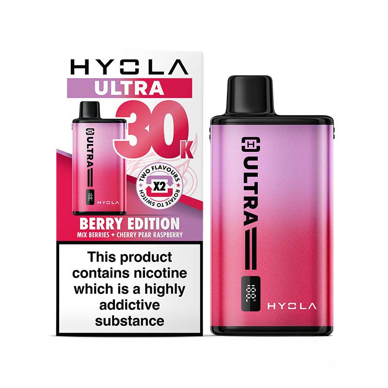 Hyola Ultra 30K Big Puff Vape Kit Berry Edition