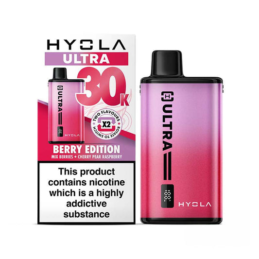 Hyola Ultra 30K Big Puff Vape Kit Berry Edition