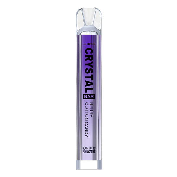 SKE Crystal Bar Vape 600 Disposable Berry Cotton Candy