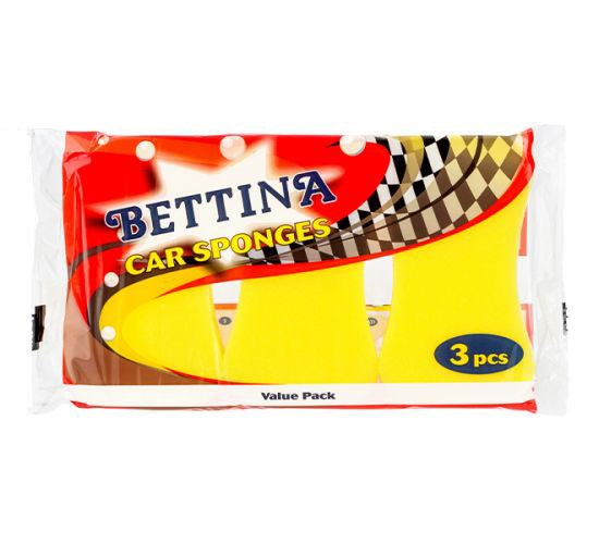 Bettina Car Sponge 3pk