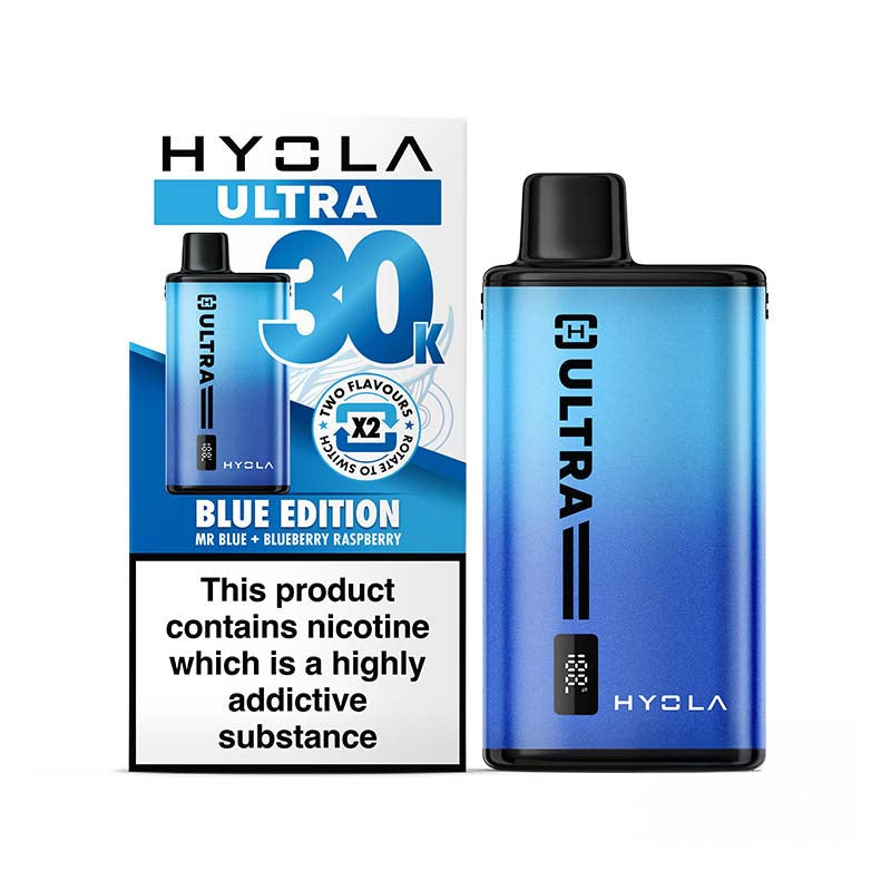 Hyola Ultra 30K Big Puff Vape Kit Blue Edition
