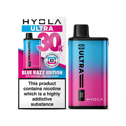 Hyola Ultra 30K Big Puff Vape Kit Blue Razz Edition