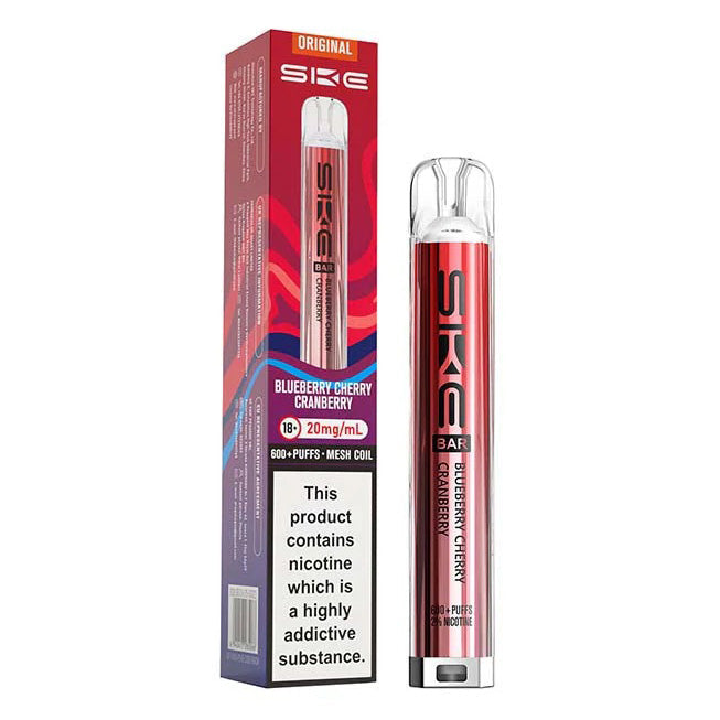 SKE Bar 600 Prefilled Pod Kit Blueberry Cherry CranBerry