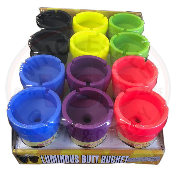 Ashtray Luminous Butt Bucket
