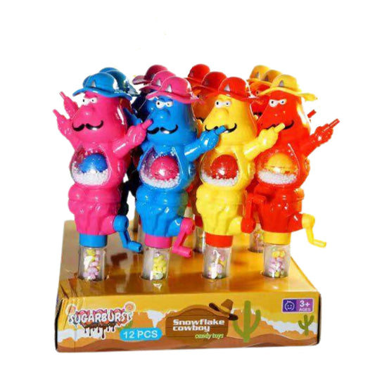 Snowflake Cowboy Candy Toys 12pcs