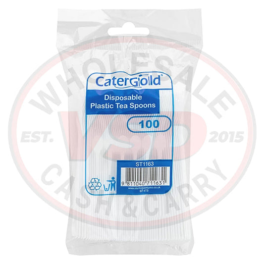 Disposable Plastic Spoons 100pk