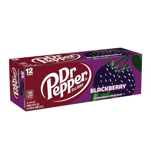 Dr Pepper Blackberry 12x355ml