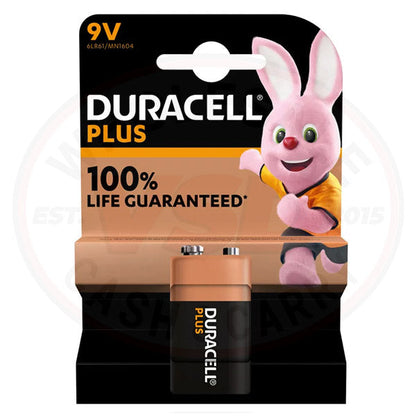 Duracell Plus 9V Single Pack