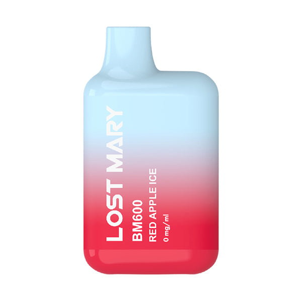 Lost Mary BM600 Disposable ZERO Nicotine - Red Apple Ice