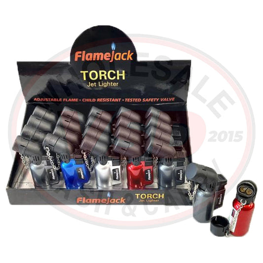 Lighter Torch Metallic Double Jet Flame