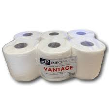 Vantage White Centrefeed 6 Rolls