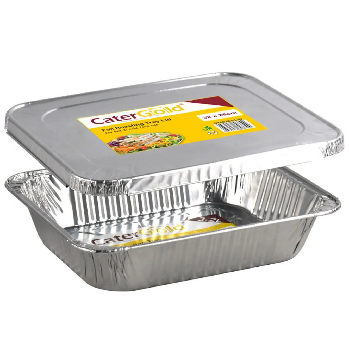 Medium Gastro Foil Roasting Tray With Foil Lid