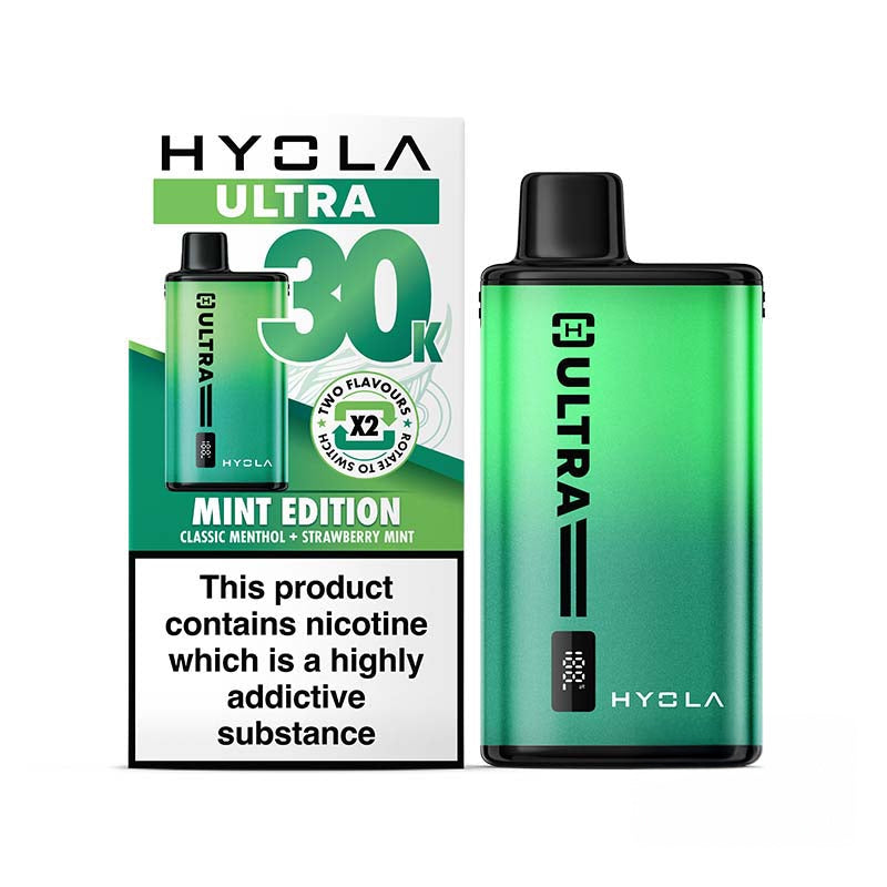 Hyola Ultra 30K Big Puff Vape Kit Mint Edition
