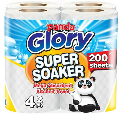 Panda Glory Kitchen Roll 6x4pk