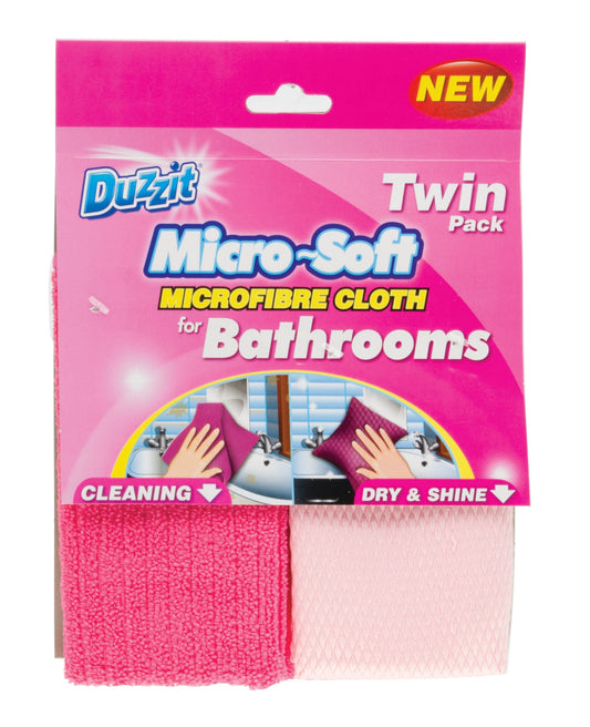 Micro-Soft Bathroom Cloth 2pk
