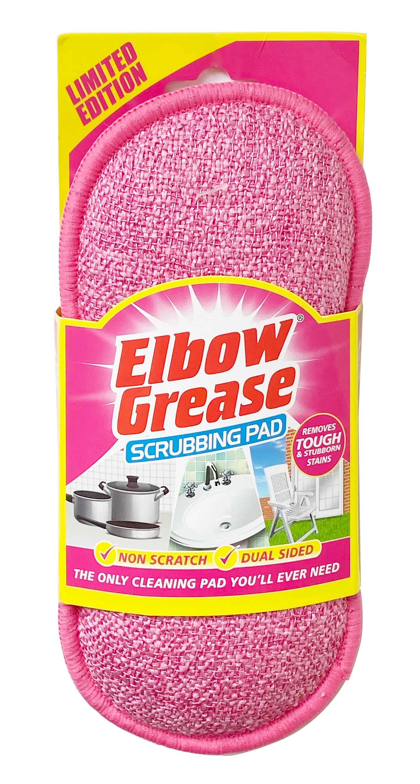 Elbow Grease Pink Scrubbing Pad (Display)