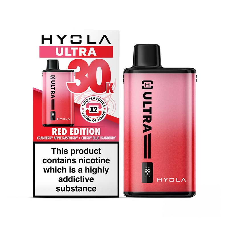 Hyola Ultra 30K Big Puff Vape Kit Red Edition