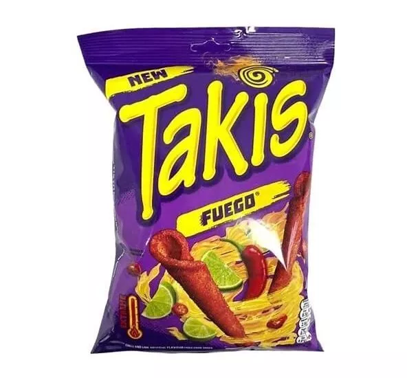 Takis Fuego Hot Chili Pepper And Lime Chips 180g