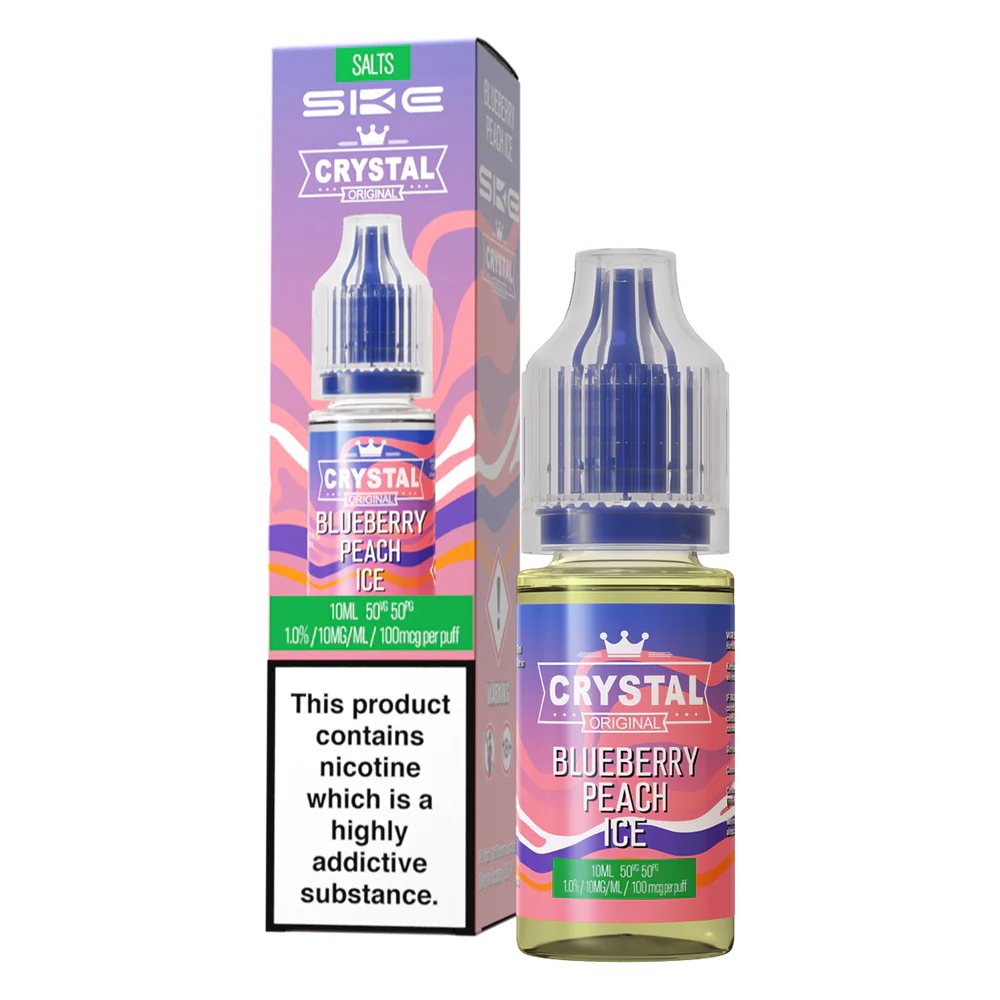 Blueberry Peach Ice SKE Crystal V2 Nic Salt