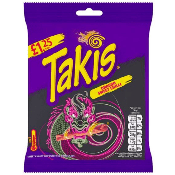 Takis Sweet Chilli 55g 21pk