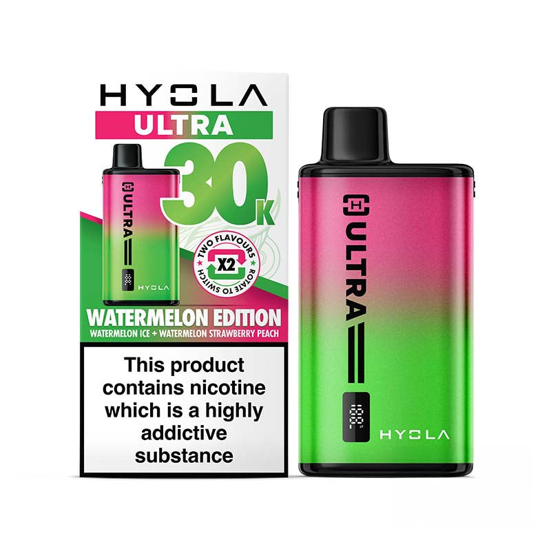 Hyola Ultra 30K Big Puff Vape Kit Watermelon Edition