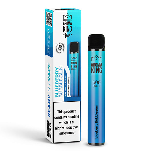 Aroma King Disposable Vape Device - Blueberry Bubblegum - 10mg