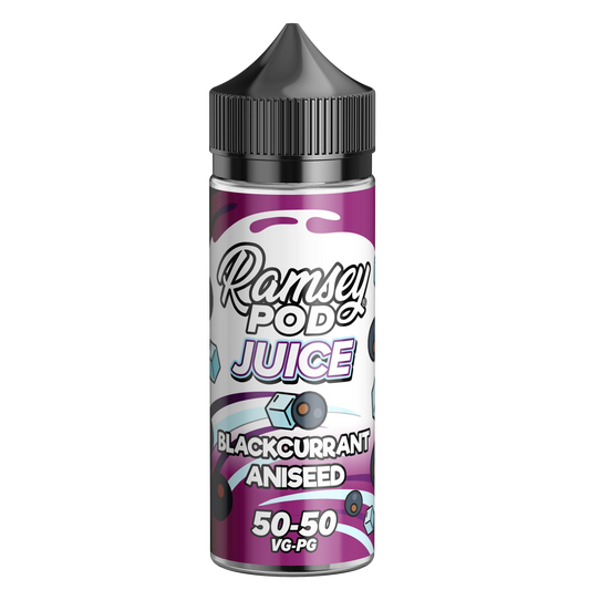Blackcurrant Aniseed by Ramsey Pod Juice 100ml Short Fill