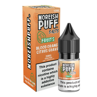 Moreish Puff Fruits Blood Orange Citrus Guava 10ml Nic Salt-10mg