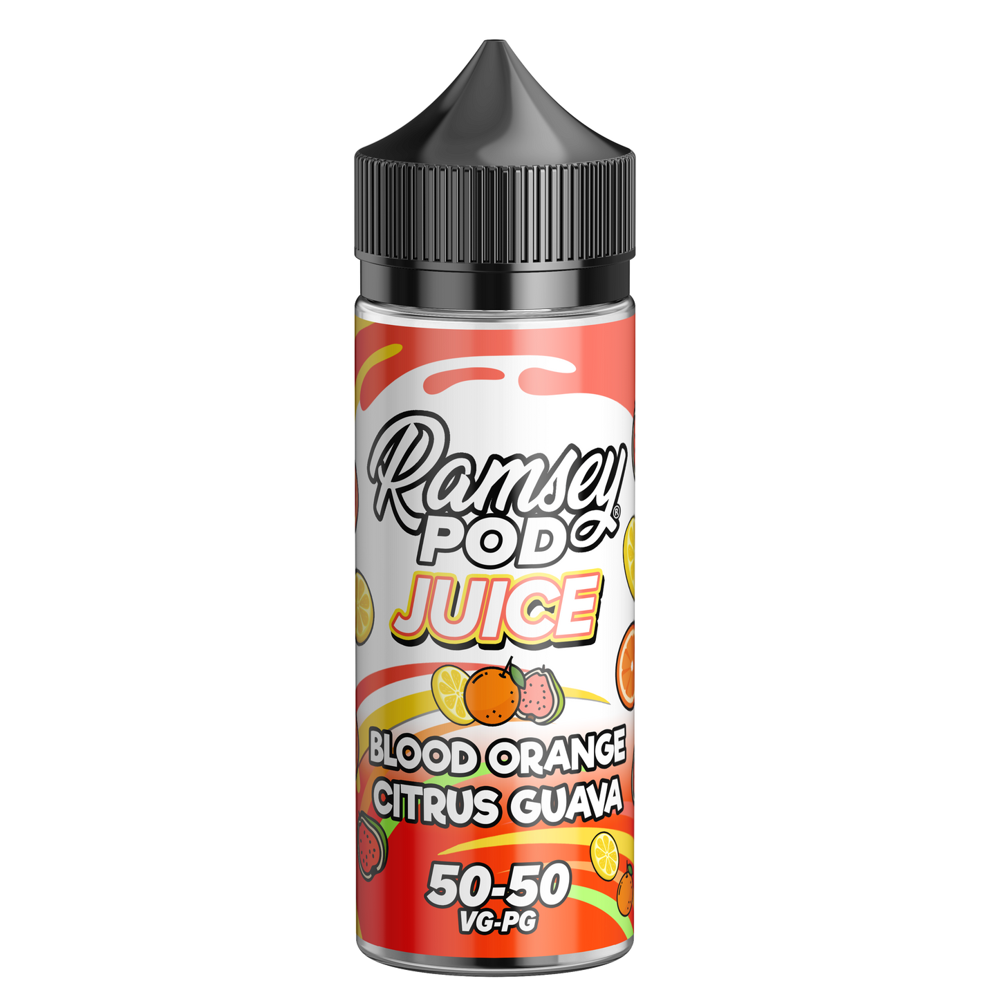Blood Orange Citrus Guava by Ramsey Pod Juice 100ml Short Fill