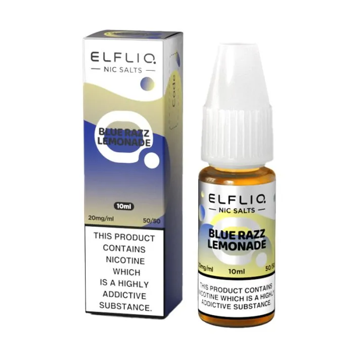 Elf Bar Elfliq Blue Razz Lemonade 10ml Nic Salt