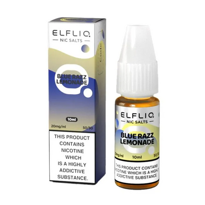 Elf Bar Elfliq Blue Razz Lemonade 10ml Nic Salt