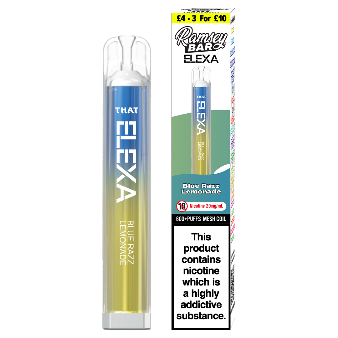 Ramsey Bar Elexa Disposable - Blue Razz Lemonade
