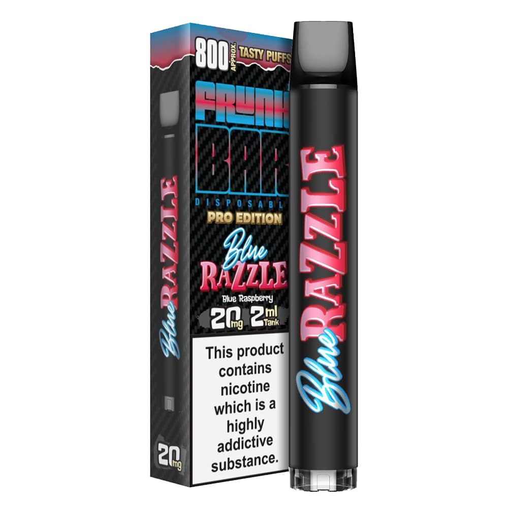 Frunk Bar Pro Disposable Vape Device 20mg - Blue Razzle