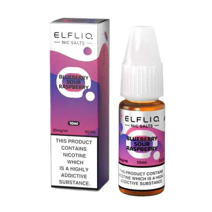 Elf Bar Elfliq Blueberry Sour Raspberry 10ml Nic Salt