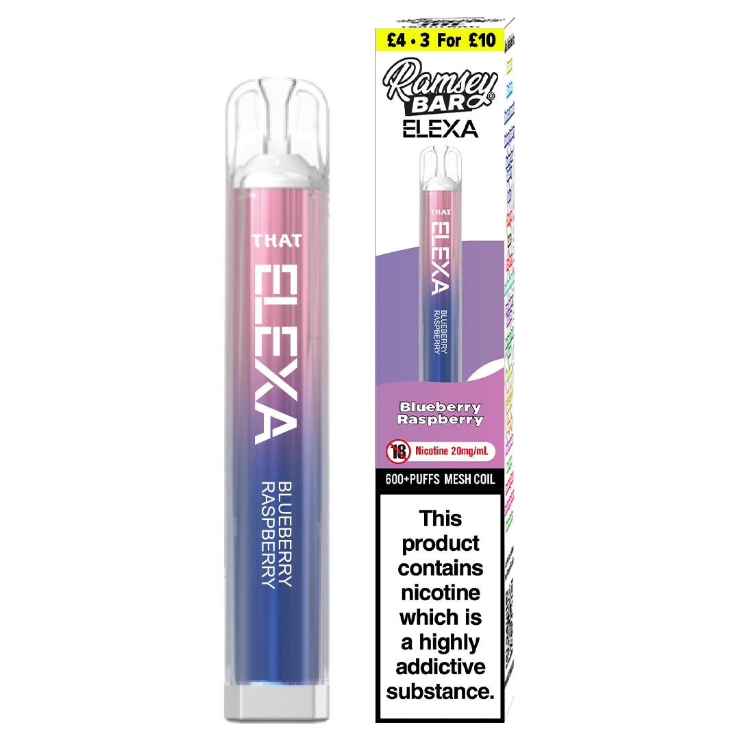 Ramsey Bar Elexa Disposable - Blueberry Raspberry