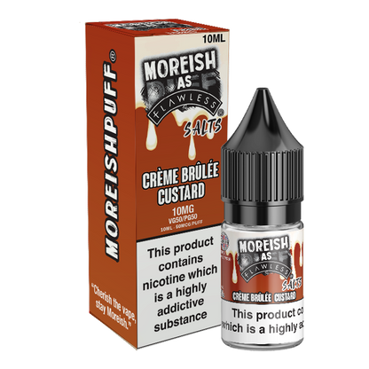 Crème Brûlée Custard Nic Salt by Moreish Puff - Nic Salts UK
