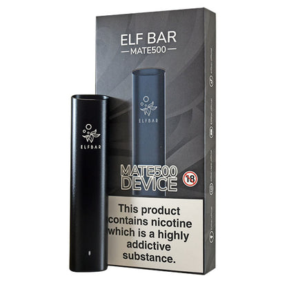 Elf Bar Mate 500 Pod Device - Black