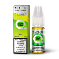 Elf Bar Elfliq Sour Apple 10ml Nic Salt