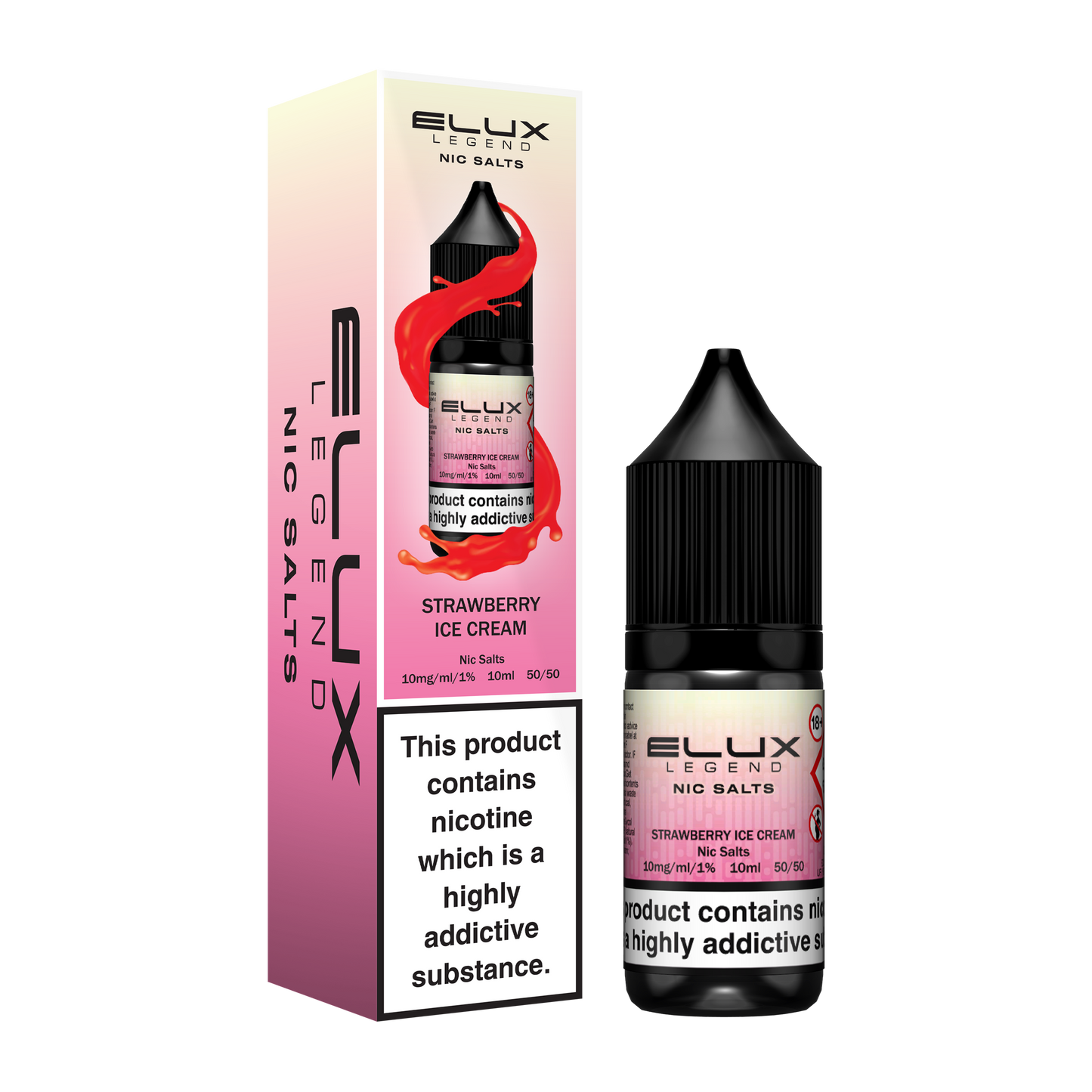 ELUX Legend Salts Strawberry Ice Cream 10ml Nic Salt