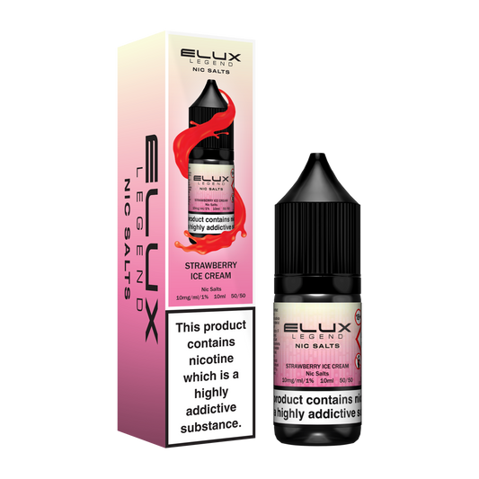 ELUX Legend Salts Strawberry Ice Cream 10ml Nic Salt
