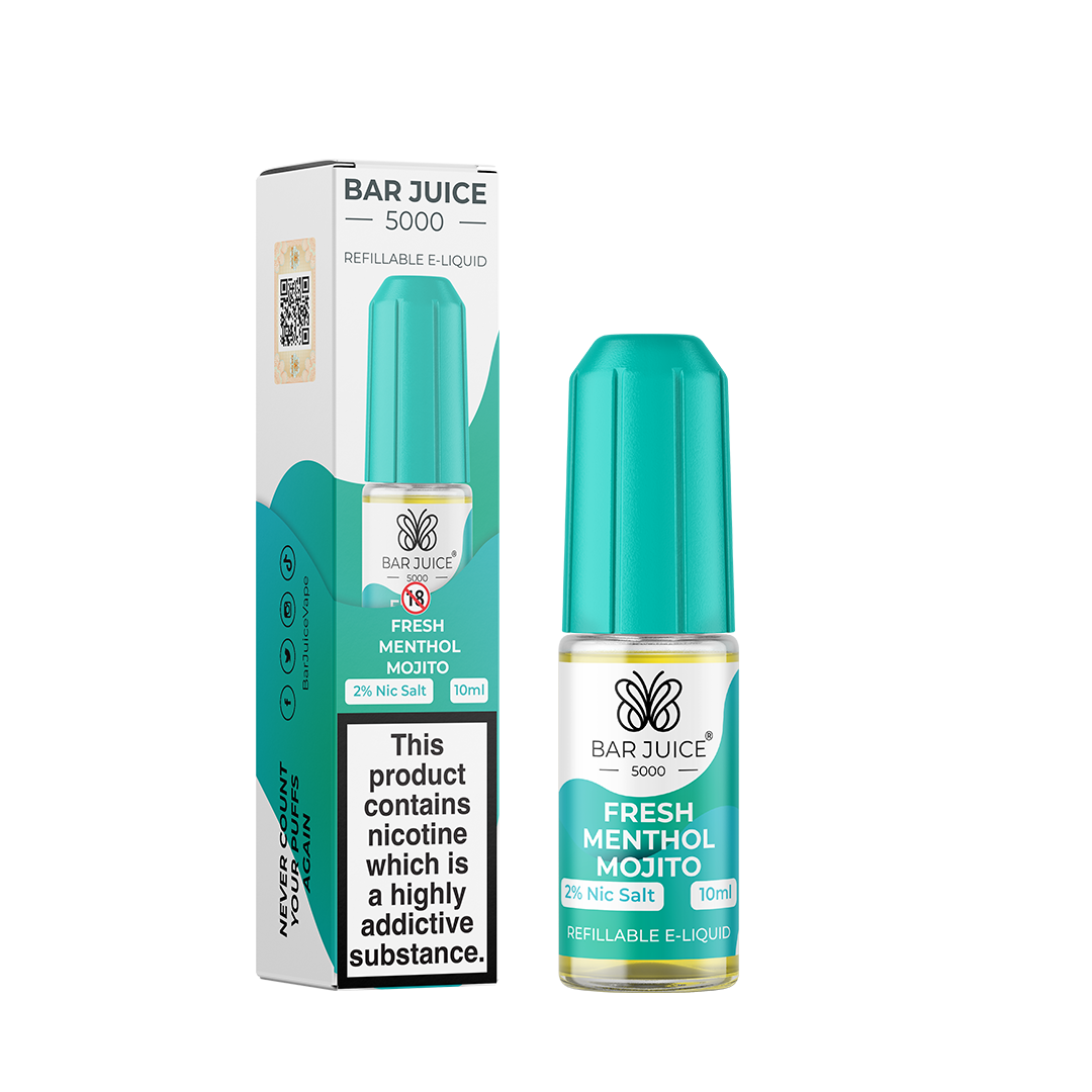 Bar Juice 5000 Fresh Menthol Mojito 10ml Nic Salt