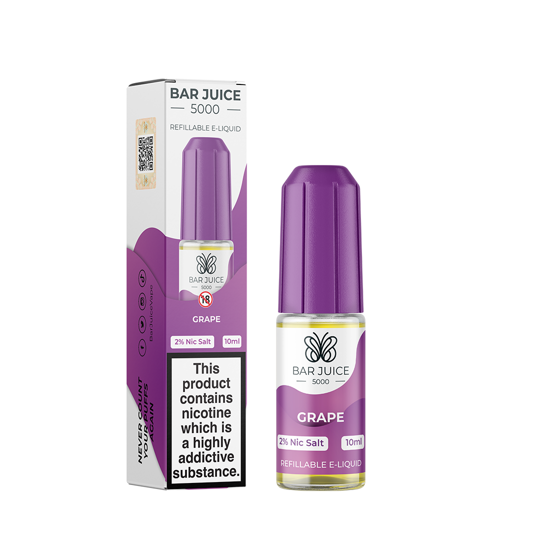 Bar Juice 5000 Grape 10ml Nic Salt