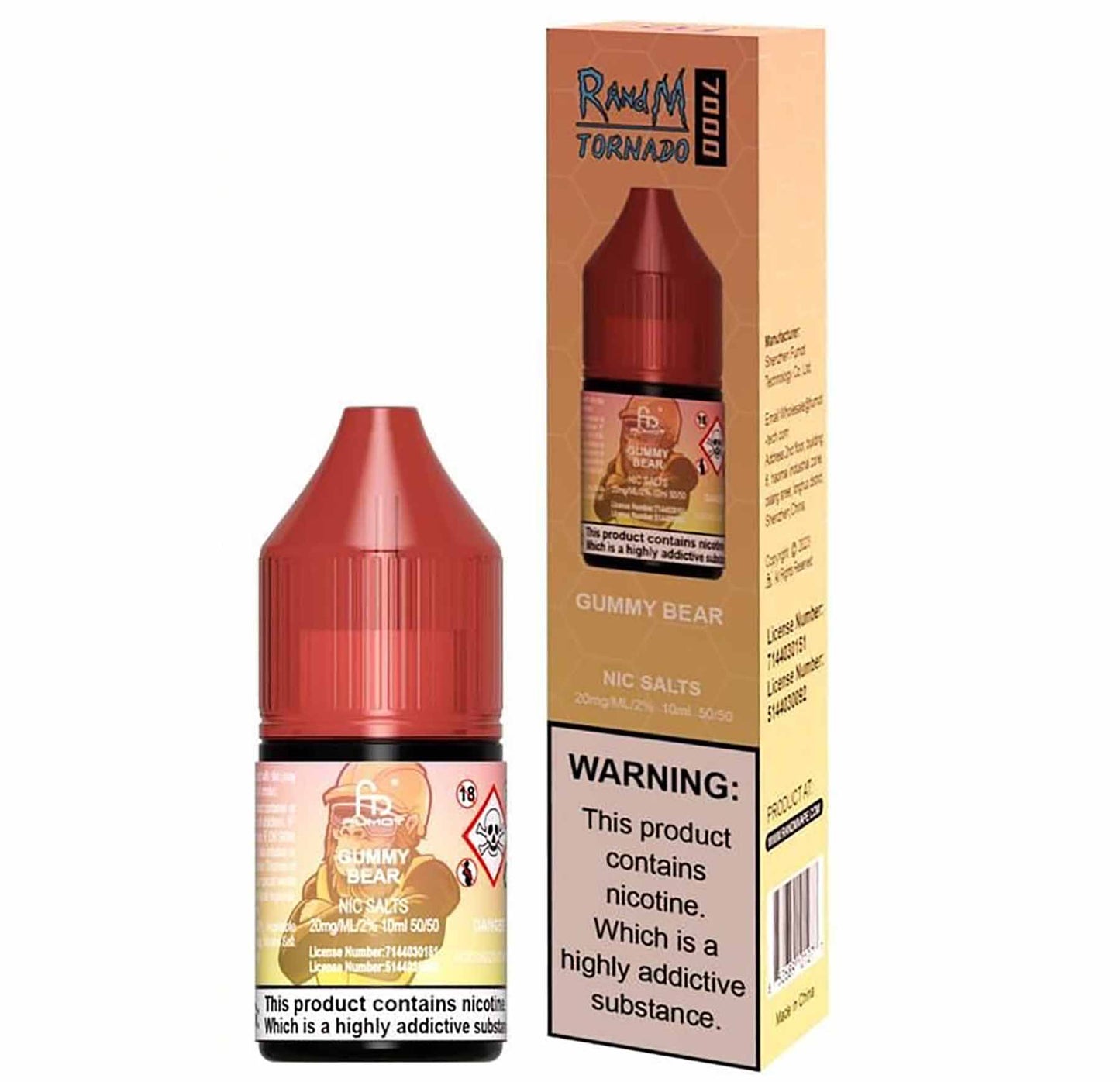 RandM 7000 Gummy Bear 10ml Nic Salt