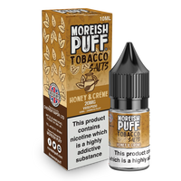 Moreish Puff Salts Honey and Cream Tobacco 10ml Nic Salt-20mg