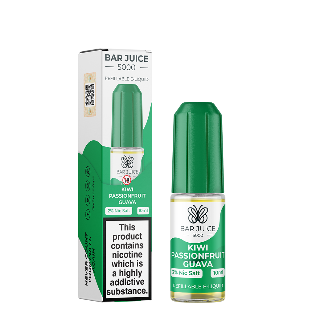 Bar Juice 5000 Kiwi Passionfruit Guava 10ml Nic Salt